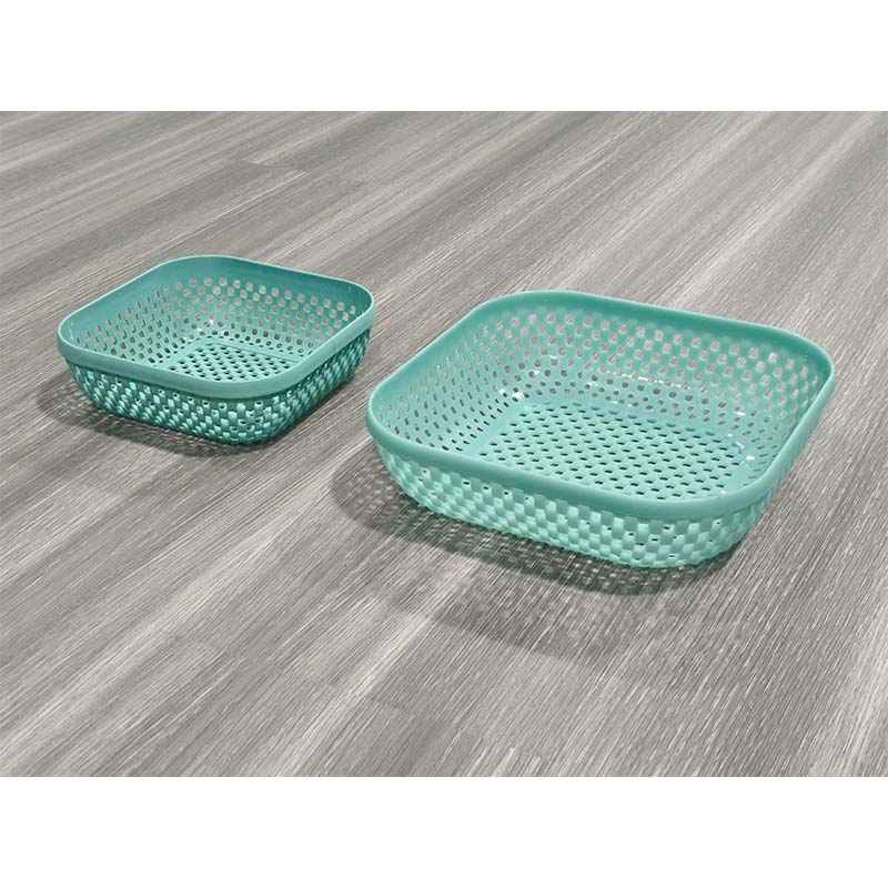 Molde de caja de almacenamiento cuadrada de nuevo patrón de inyección de plástico