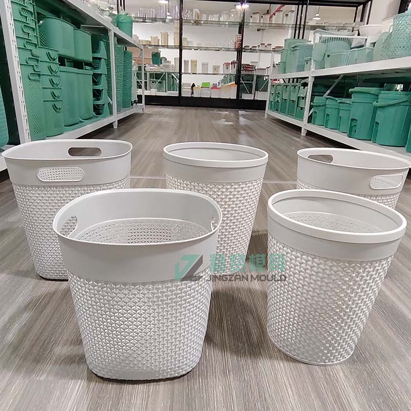 Molde de bote de basura con hermoso patrón