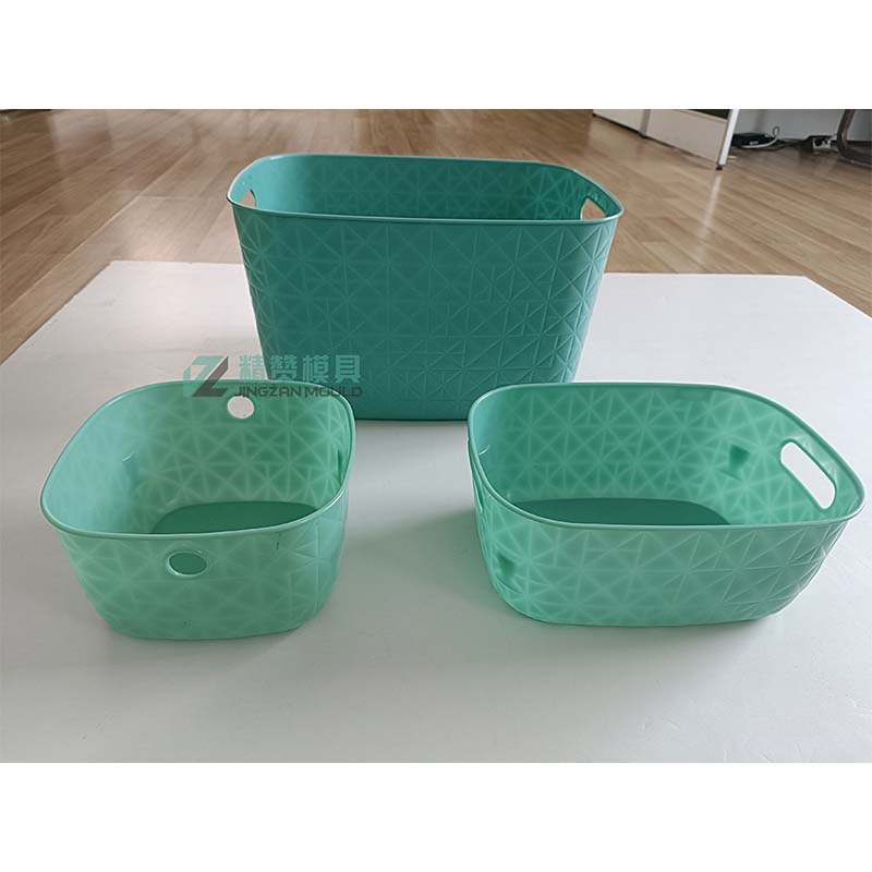 Molde de caja de almacenamiento de hermoso patrón de inyección de plástico